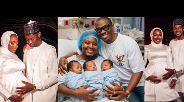 Lateef Adedimeji and Mo Bimpe: A Journey Through Stardom to Parenthood with Triplets